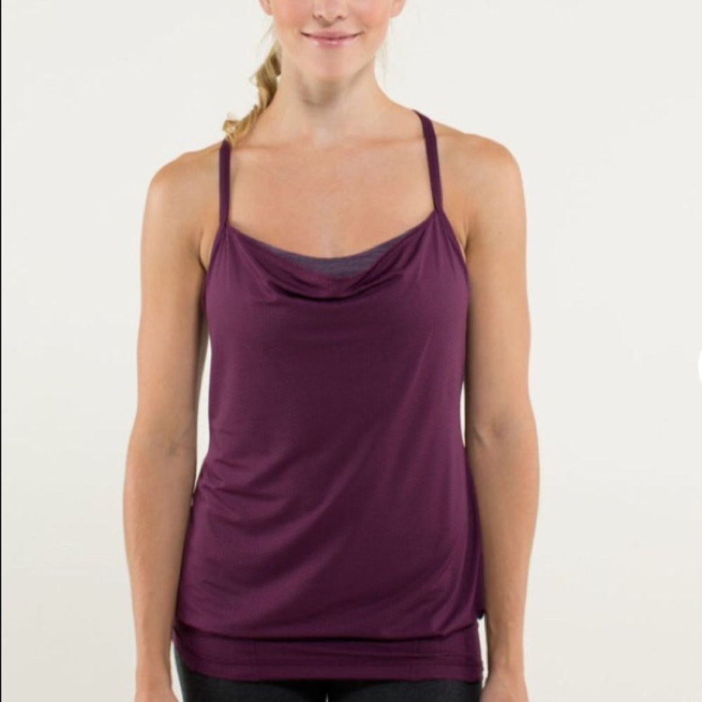 Lululemon C.Y.B. Tank Plum/We Are From Space